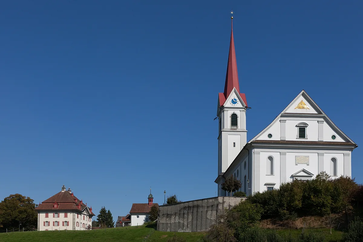 Kirche St. Vinzenz in Pfaffnau im Kanton Luzern