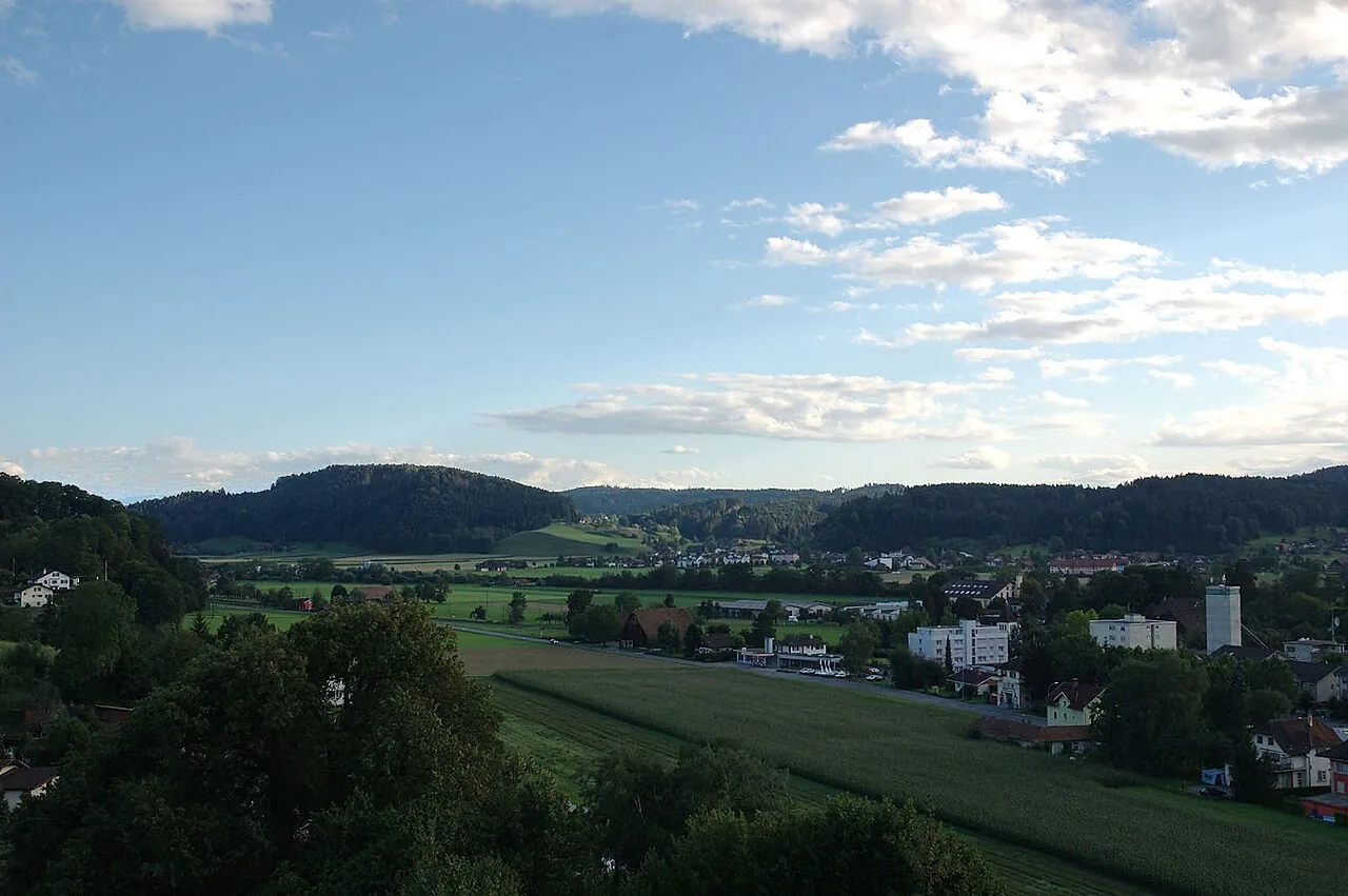Kommende Reiden mit Blick Richtung Süden im Kanton Luzern